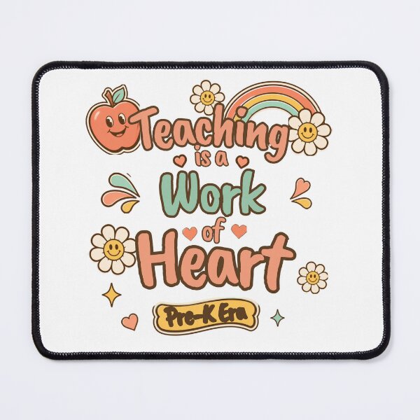 Item preview, Teaching Is A Work Of Heart Pre-K Teacher designed and sold by ScriptedMoments.