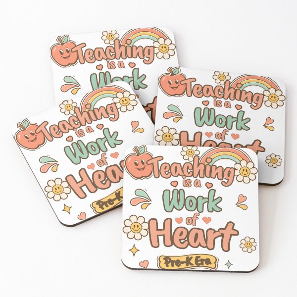 Item preview, Teaching Is A Work Of Heart Pre-K Teacher designed and sold by ScriptedMoments.