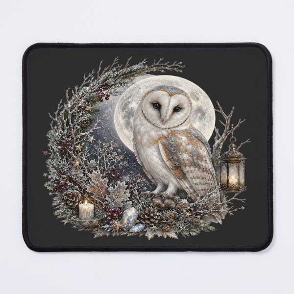 Item preview, Hollow & Hearth — Woodland Owl Wreath designed and sold by SasmitaStudioCo.