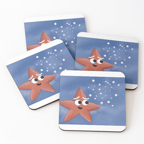 Item preview, Starfish underwater - ocean illustration designed and sold by Mohr-Color.