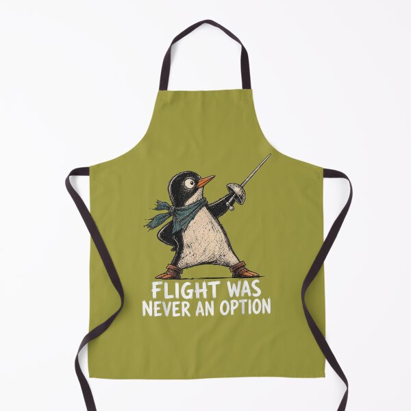 Item preview, Flight was Never an Option Penguin Sarcastic Dark Humor designed and sold by ArleneRowe.