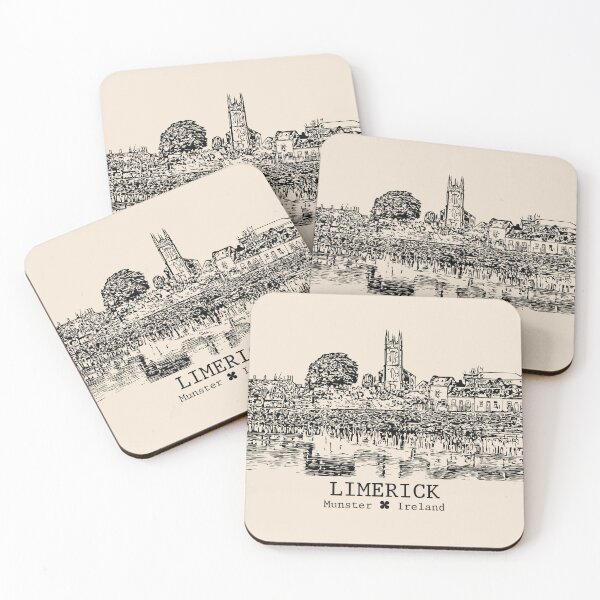 Item preview, Limerick IRL - Vintage Ink Cityscape designed and sold by Lakeric.