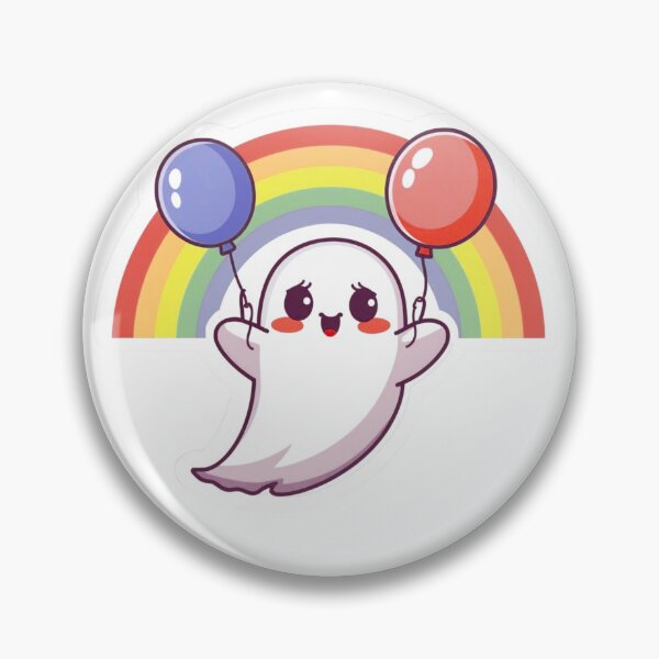 Item preview, Rainbow Ghost Sticker | Aesthetic Vinyl Decal designed and sold by Pandey14.