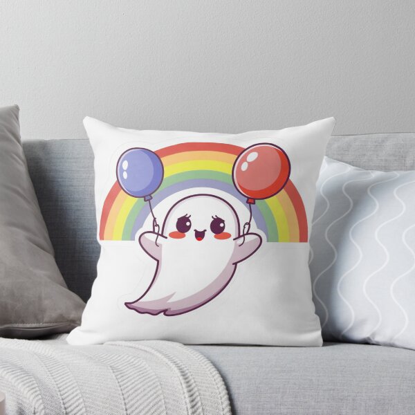 Item preview, Rainbow Ghost Sticker | Aesthetic Vinyl Decal designed and sold by Pandey14.