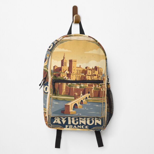 Item preview, Avignon France Vintage Travel Poster designed and sold by Bomax121.
