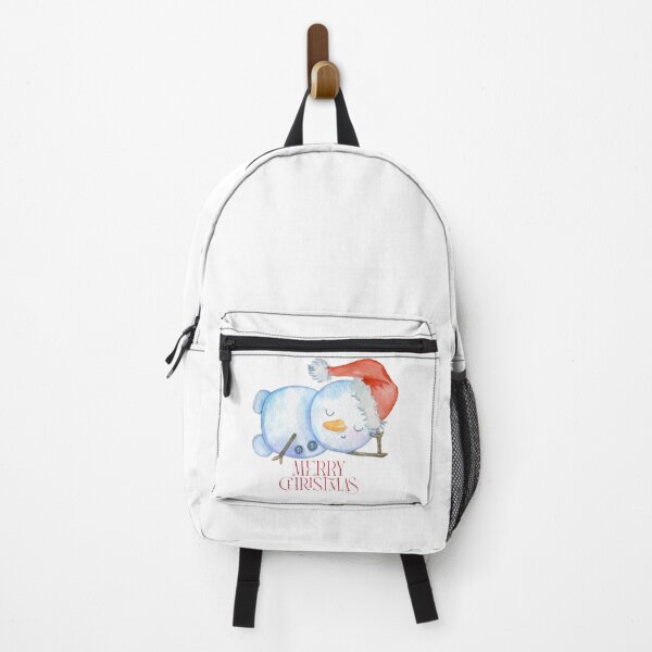 Item preview, Watercolor Sleeping Christmas Snowman Design designed and sold by Sela Art .