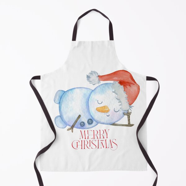 Item preview, Watercolor Sleeping Christmas Snowman Design designed and sold by سله أرت.