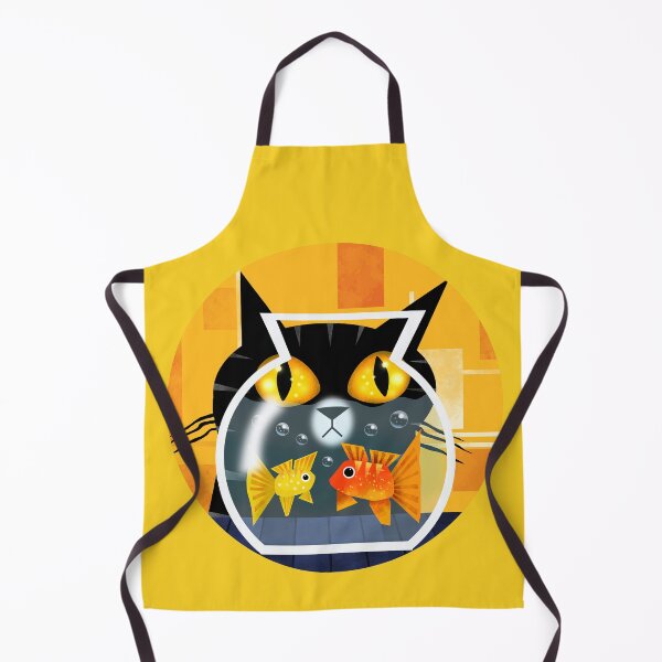 Item preview, Black Cat and Goldfish Bowl designed and sold by Andrew Hitchen.
