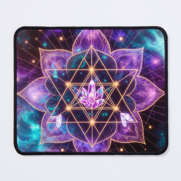 Item preview, Cosmic Lotus Flower Sacred Geometry designed and sold by IntelliMindDesigns.