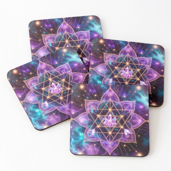 Item preview, Cosmic Lotus Flower Sacred Geometry designed and sold by IntelliMindDesigns.