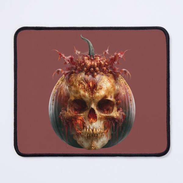 Item preview, Haunted Skull Pumpkin Halloween Horror designed and sold by MythicMood.
