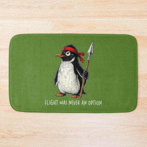 Item preview, Flight was Never an Option Tactical Penguin Funny Bird Meme designed and sold by ArleneRowe.