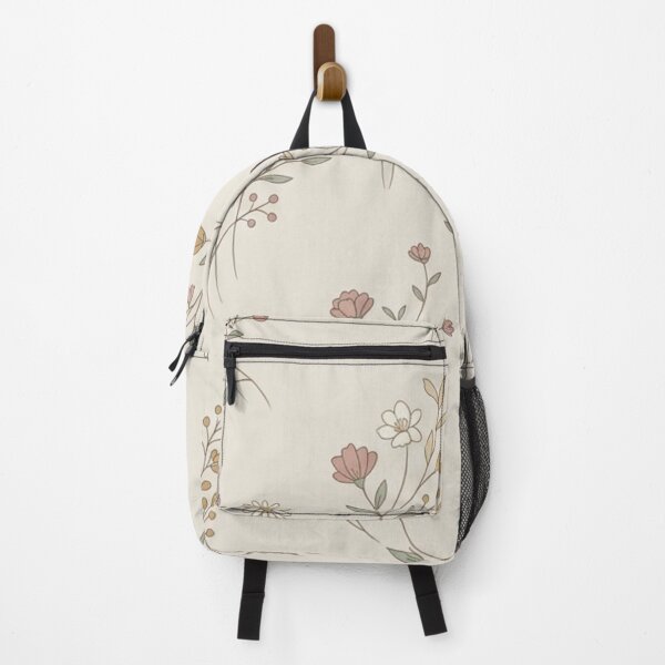 Item preview, Minimalist Calm Meadow Wildflower Seamless Pattern designed and sold by KomorebiFlora.