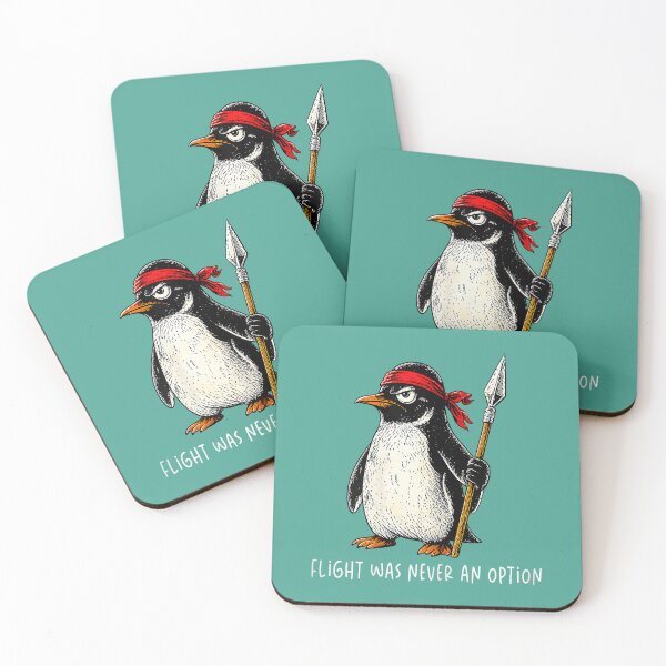 Item preview, Flight was Never an Option Tactical Penguin Funny Bird Meme designed and sold by ArleneRowe.