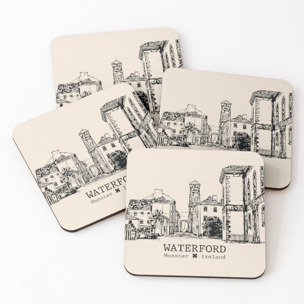 Item preview, Waterford IRL - Vintage Ink Cityscape designed and sold by Lakeric.