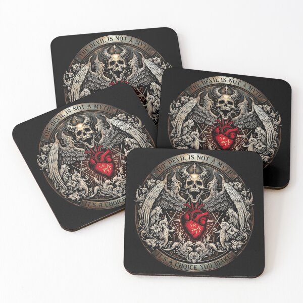 Item preview, Devil Choice Horned Skull Heart designed and sold by Voodoo Store Paranormal Collections.