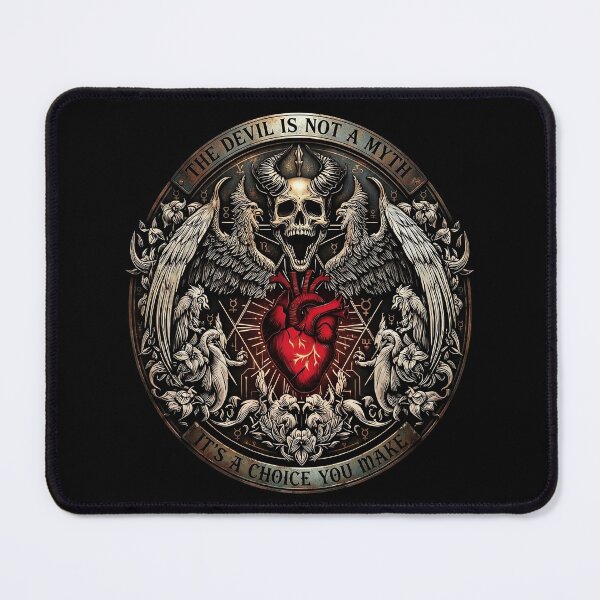 Item preview, Devil Choice Horned Skull Heart designed and sold by Voodoo Store Paranormal Collections.
