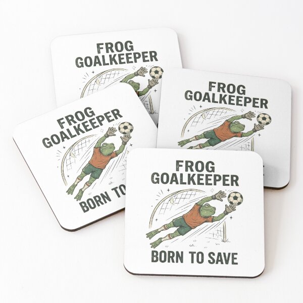 Item preview, Frog Goalkeeper Born To Save designed and sold by Roy & Tiffany.