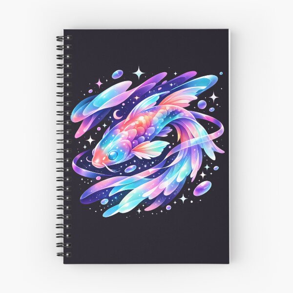 Item preview, Celestial Cosmic Koi Fish Aesthetic Pastel Goth Celestial Art designed and sold by MCV-Designs.
