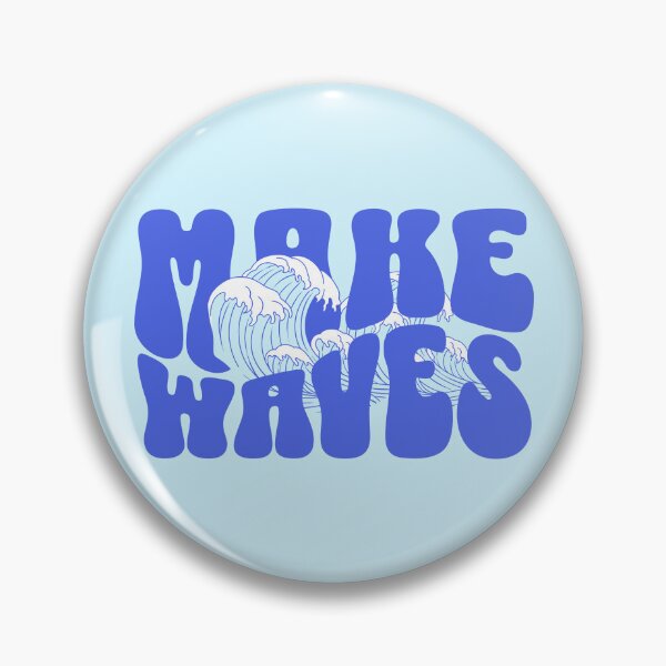 Item preview, Make Waves Retro Surf designed and sold by Twosided.