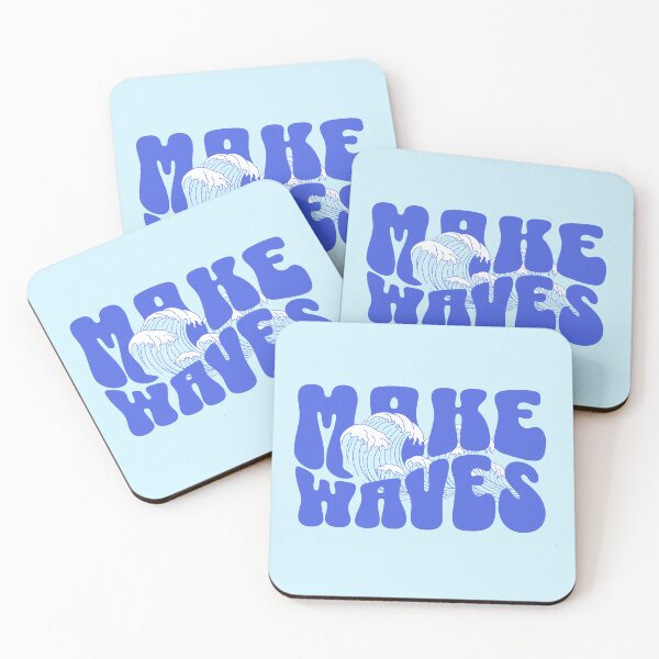 Item preview, Make Waves Retro Surf designed and sold by Twosided.