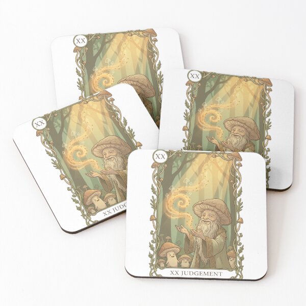 Item preview, Judgement Mushroom Tarot Card Rebirth Art designed and sold by SMARTKIT  DESIGNAGENCY.