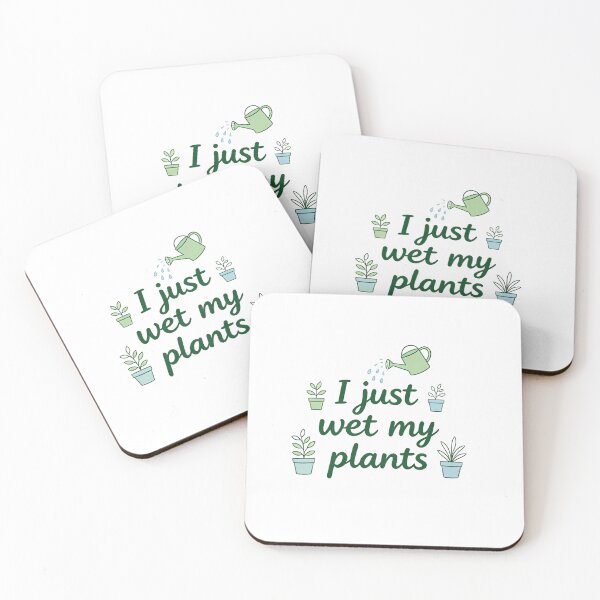 Aperçu de l'œuvre Je viens d'arroser mes plantes créée et vendue par Pi-ArtTees.