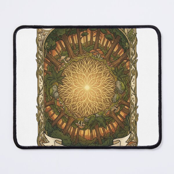 Item preview, The World Mushroom Tarot Card Forest Art designed and sold by SMARTKIT  DESIGNAGENCY.