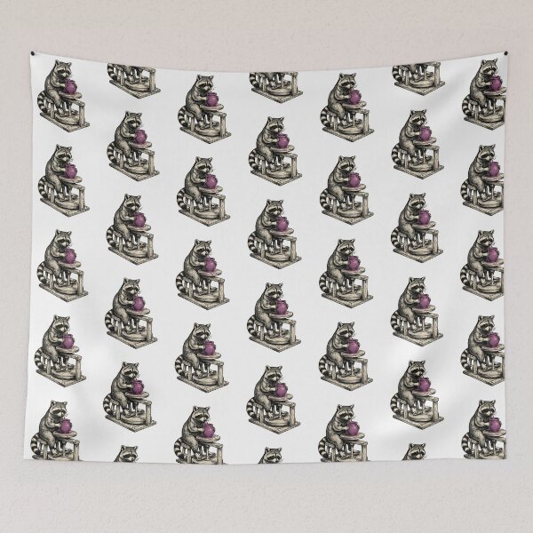 Item preview, Pottery Raccoon designed and sold by Roy & Tiffany.