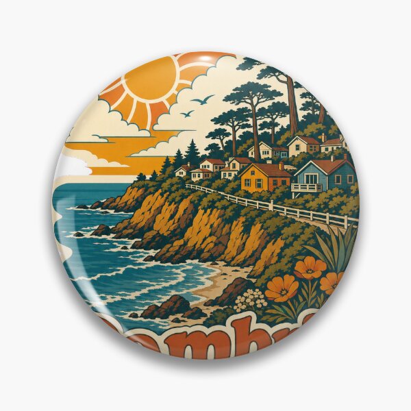 Item preview, Cambria USA Travel Souvenir - Retro Illustration designed and sold by VisualArtsOasis.