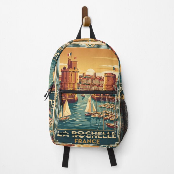 Item preview, La Rochelle France Vintage Travel Poster designed and sold by Bomax121.
