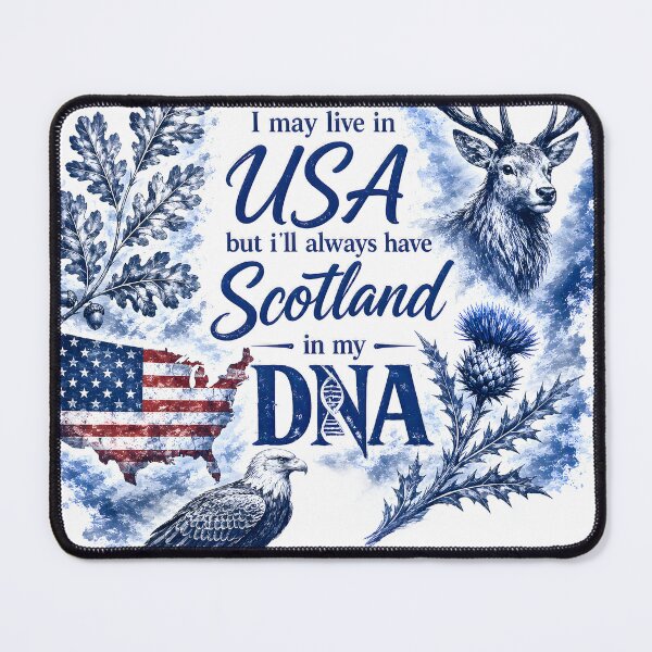 Item preview, USA is Home - Scotland is my heart designed and sold by SMalcolmDesigns.