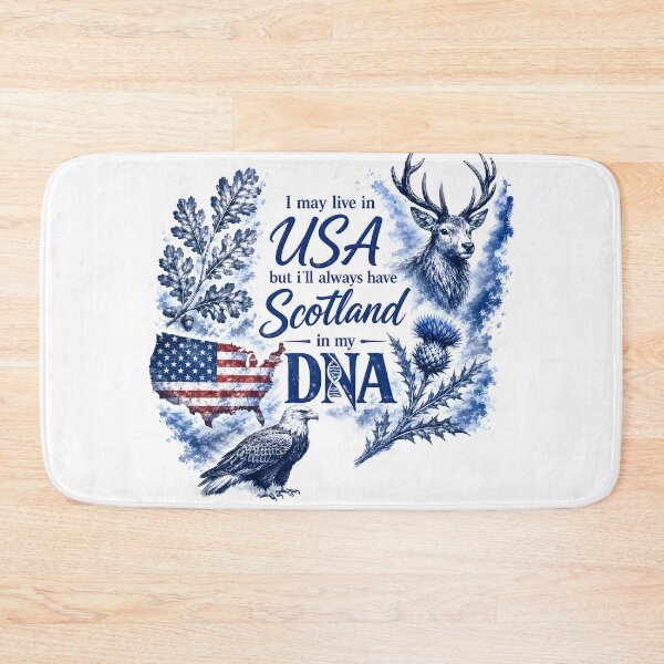 Item preview, USA is Home - Scotland is my heart designed and sold by SMalcolmDesigns.
