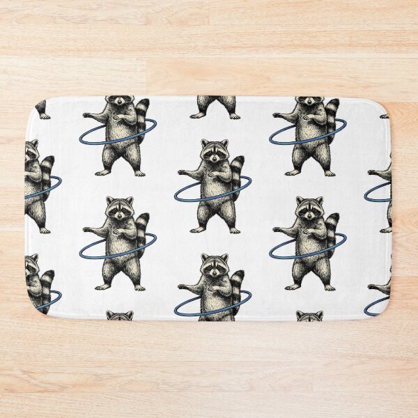 Item preview, Hula Hoop Raccoon designed and sold by Roy & Tiffany.