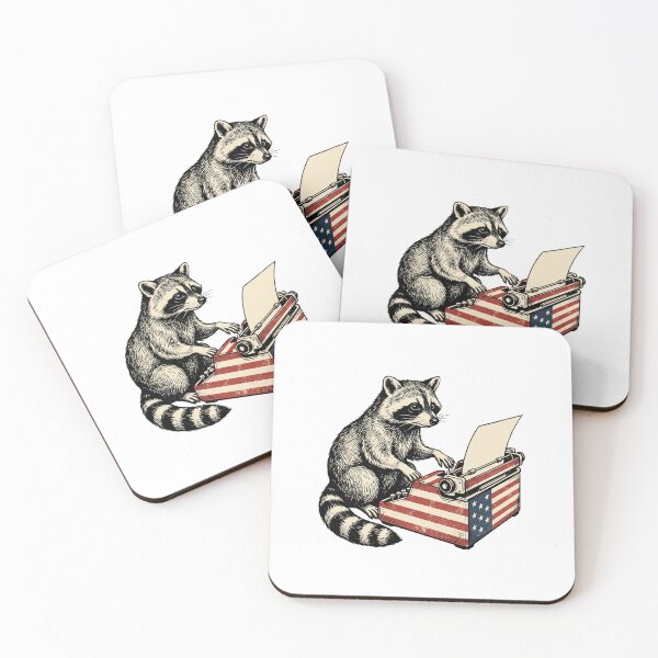 Item preview, Writer Raccoon designed and sold by Roy & Tiffany.