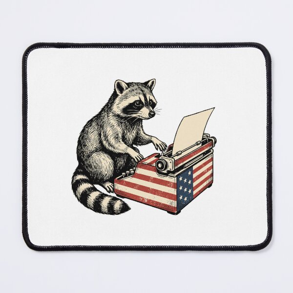 Item preview, Writer Raccoon designed and sold by Roy & Tiffany.