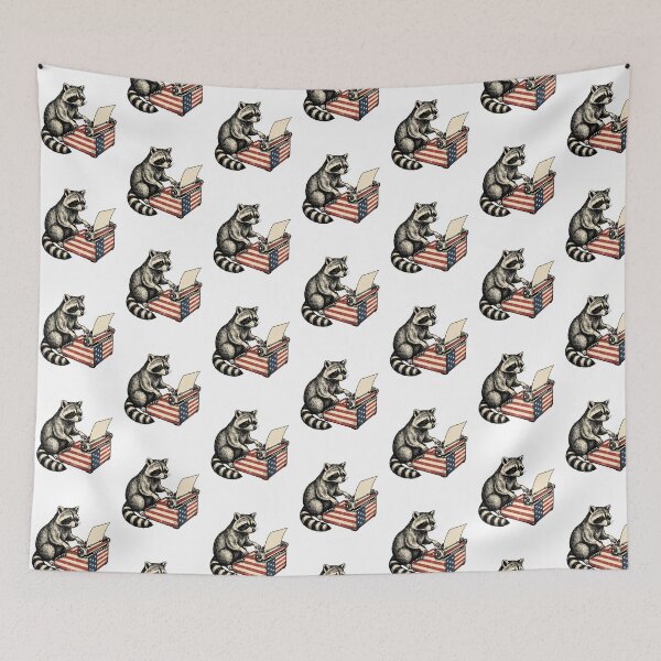 Item preview, Writer Raccoon designed and sold by Roy & Tiffany.