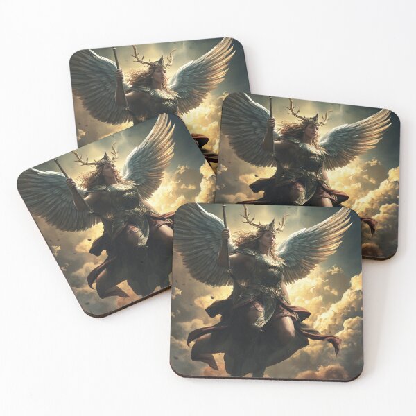 Item preview, Valkyrie Winged Warrior Norse Mythology Fantasy designed and sold by StudioForge.