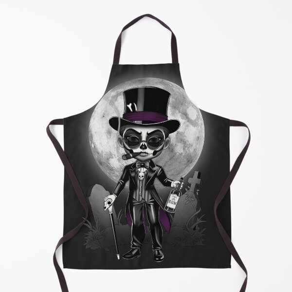 Item preview, Ossi Cursed Dolls - Baron Samedi Gothic Chibi (Sticker & Apparel) designed and sold by Ossi Cursed Dolls.