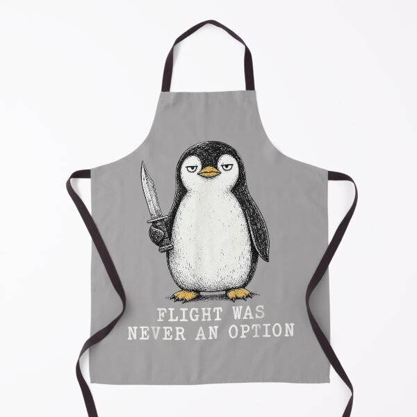 Item preview, Flight was Never an Option Penguin Meme Funny Sayings Adults designed and sold by KathieFaugh.