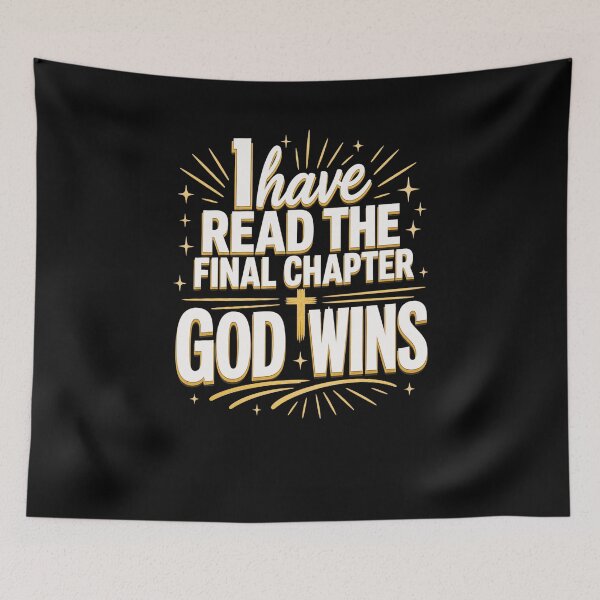 Item preview, I Have Read The Final Chapter God Wins Faith designed and sold by snowry.