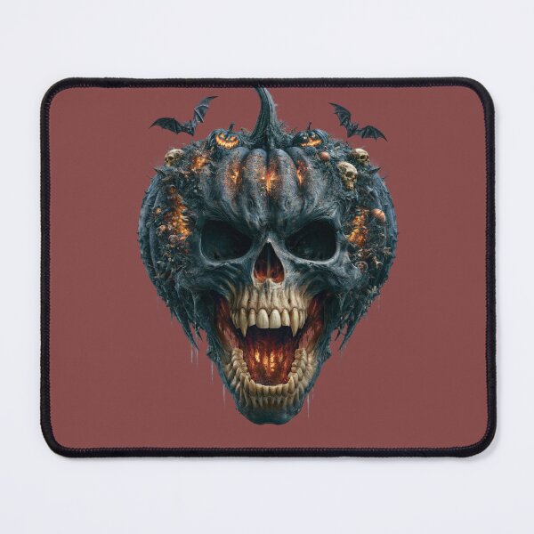 Item preview, Infernal Pumpkin Skull Halloween Art designed and sold by MythicMood.