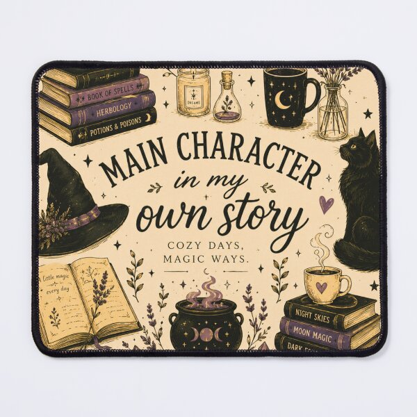 Item preview, Main Character in My Own Story For Cozy Books Lovers designed and sold by Trypff.