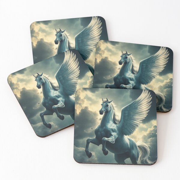 Item preview, Winged Pegasus Rising Greek Mythology Fantasy designed and sold by StudioForge.