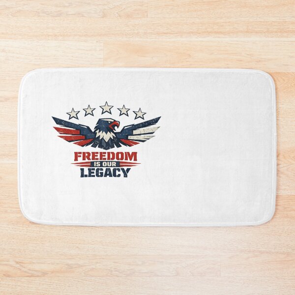 Item preview, Patriotic Eagle – Freedom Is Our Legacy Vintage USA Design designed and sold by Cabrasco.
