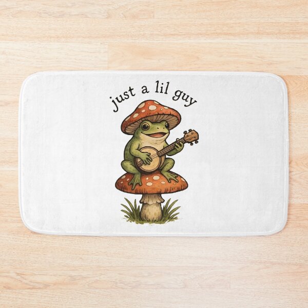 Item preview, Just a Lil Guy - Cottagecore Frog designed and sold by Dhenin Studio.
