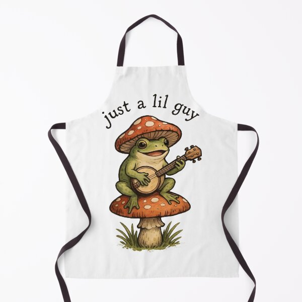 Item preview, Just a Lil Guy - Cottagecore Frog designed and sold by Dhenin Studio.
