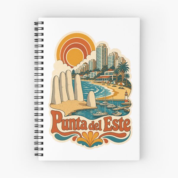 Item preview, Punta del Este Uruguay Travel Souvenir - Retro Illustration designed and sold by VisualArtsOasis.