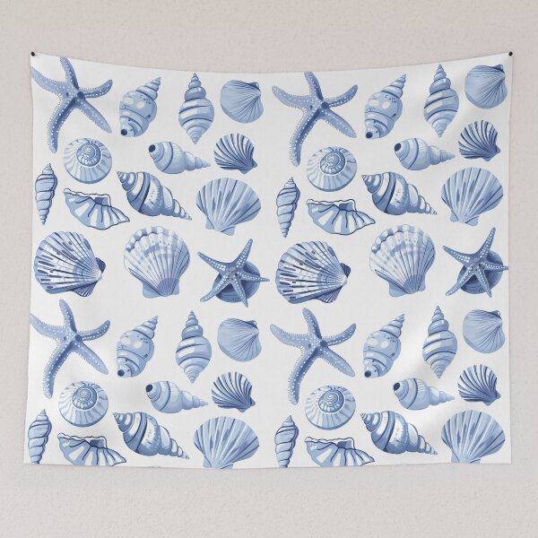 Item preview, Blue Seashells designed and sold by xiao xuans.