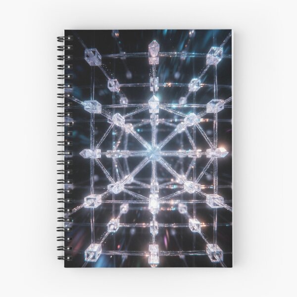Item preview, Glowing Sacred Geometry Crystal Grid designed and sold by IntelliMindDesigns.